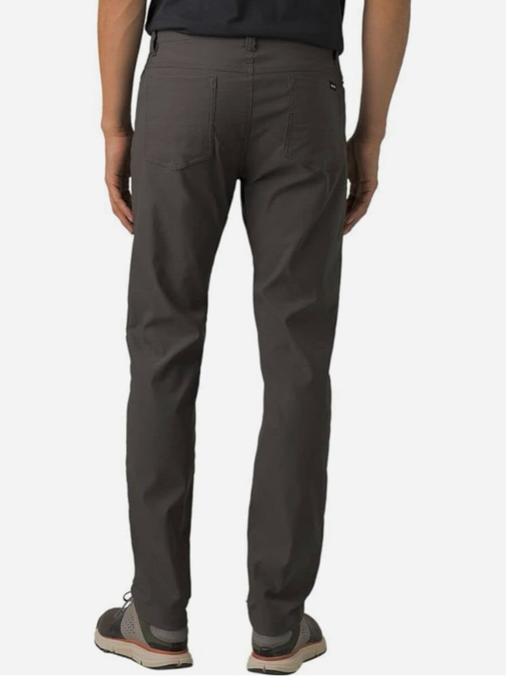 PrAna Brion Slim Pant ll Mens 33/29 Dark Iron Charcoal Gray Hiking Oudoors Nylon - Picture 2 of 15